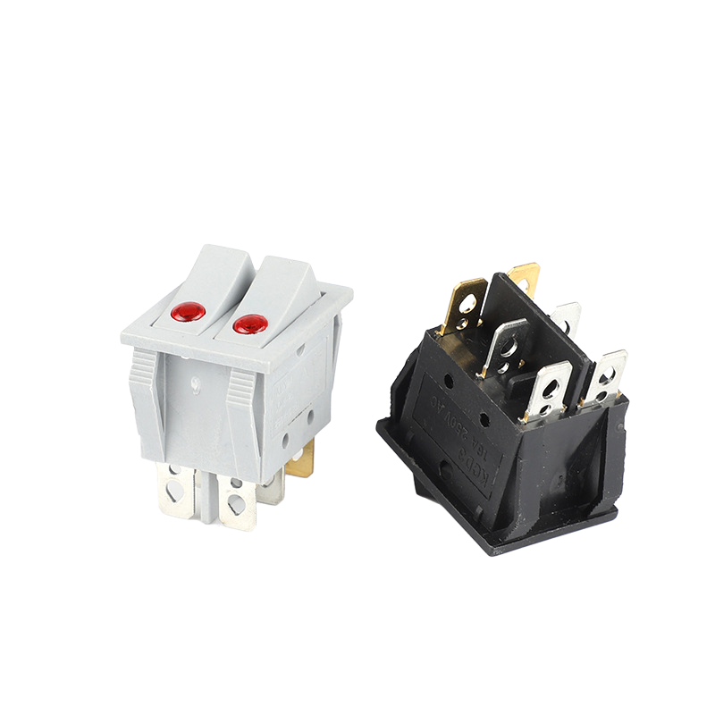 15A/250VAC, ON OFF KCD3 rocker switch with 4 pins