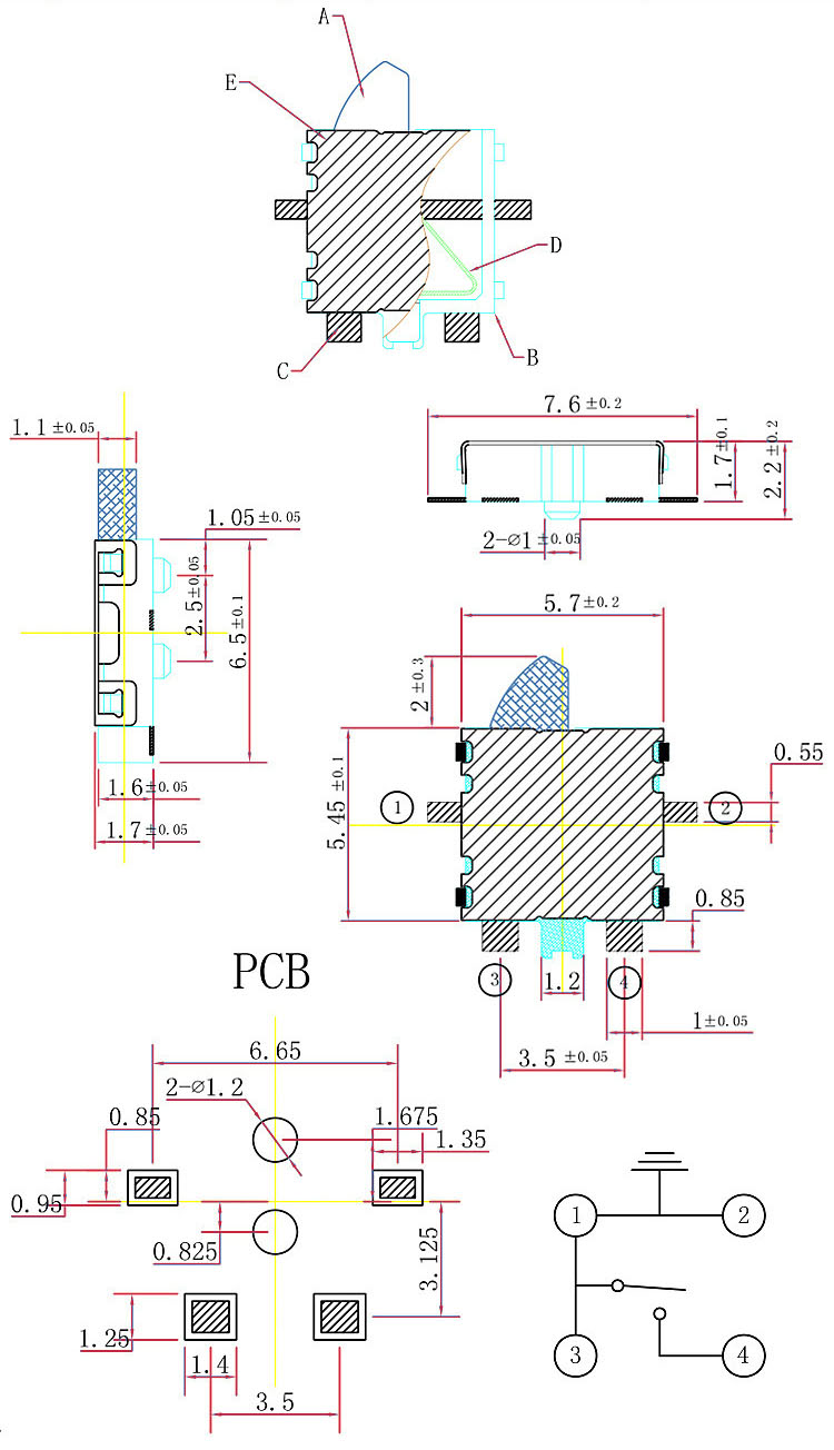4 pin detector Swtich Kamera (5)