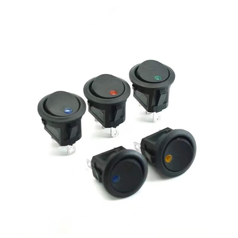 Калиди рокери 6A/250VAC, 10A/125VAC ON OFF Калиди рокери мудаввар бо нуқта