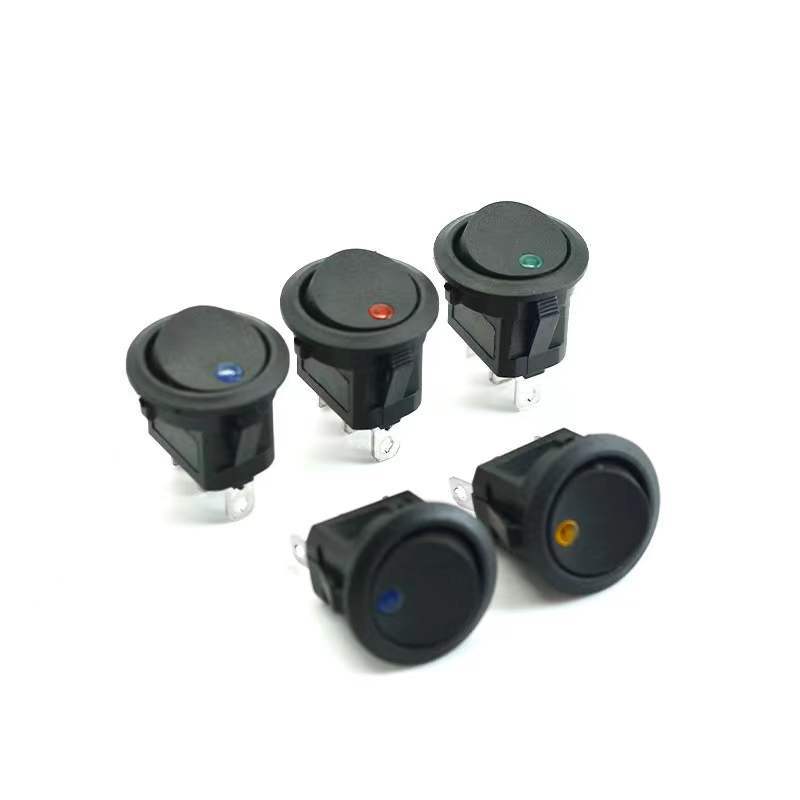 Калиди рокери 6A/250VAC, 10A/125VAC ON OFF Калиди рокери мудаввар бо нуқта