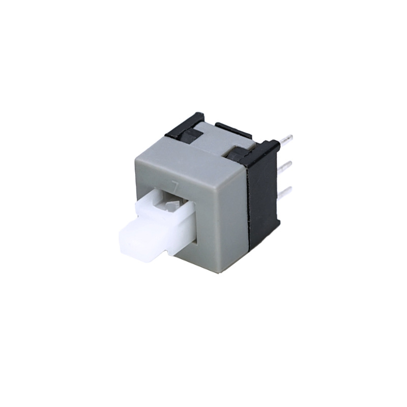 Self Locking Switch Supplier self locking switch maintenance 3pin 8*8.5mm through hole push button switch self-locking