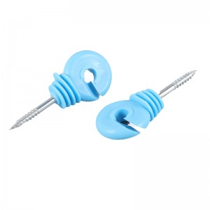 Electric Fence Screw Insulator Electrics Fence Bobbin Corner Insulator Porcelain Bobbin Insulatorce