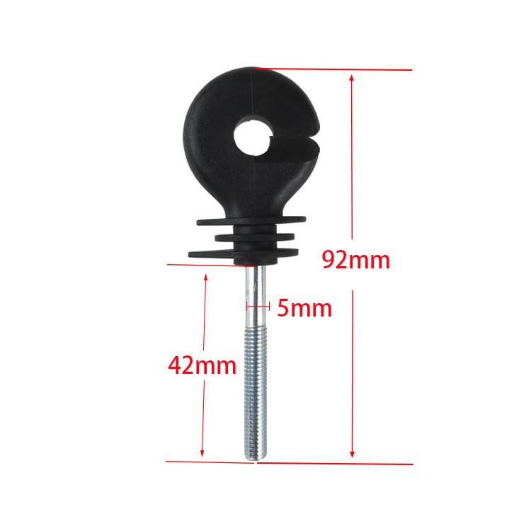High Quality Bolt-On Ring Insulator for Electric Fencing Metal Post (1)
