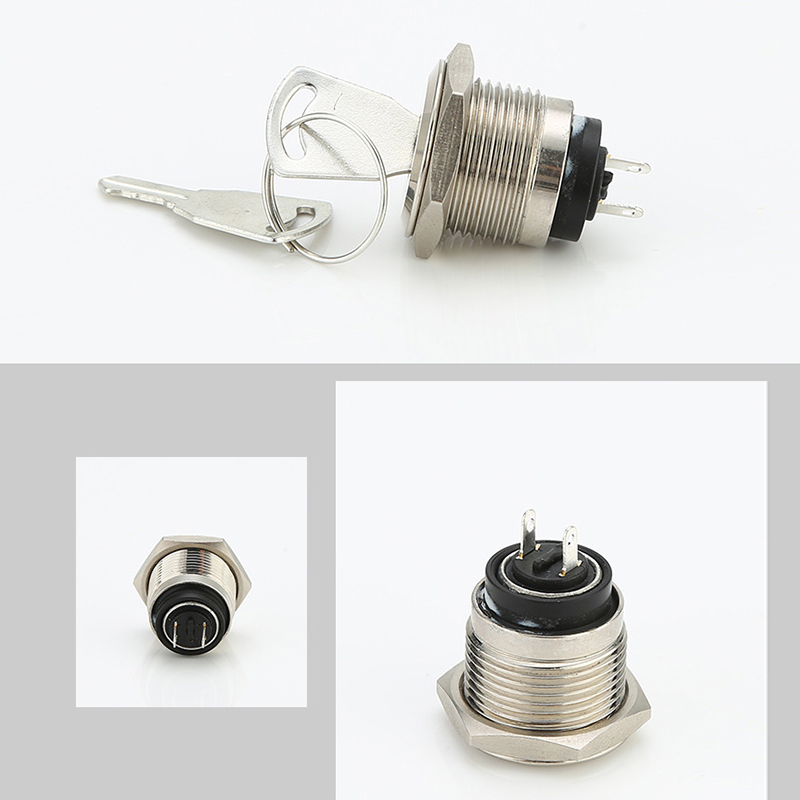 19 mm momentary keyed push button switch
