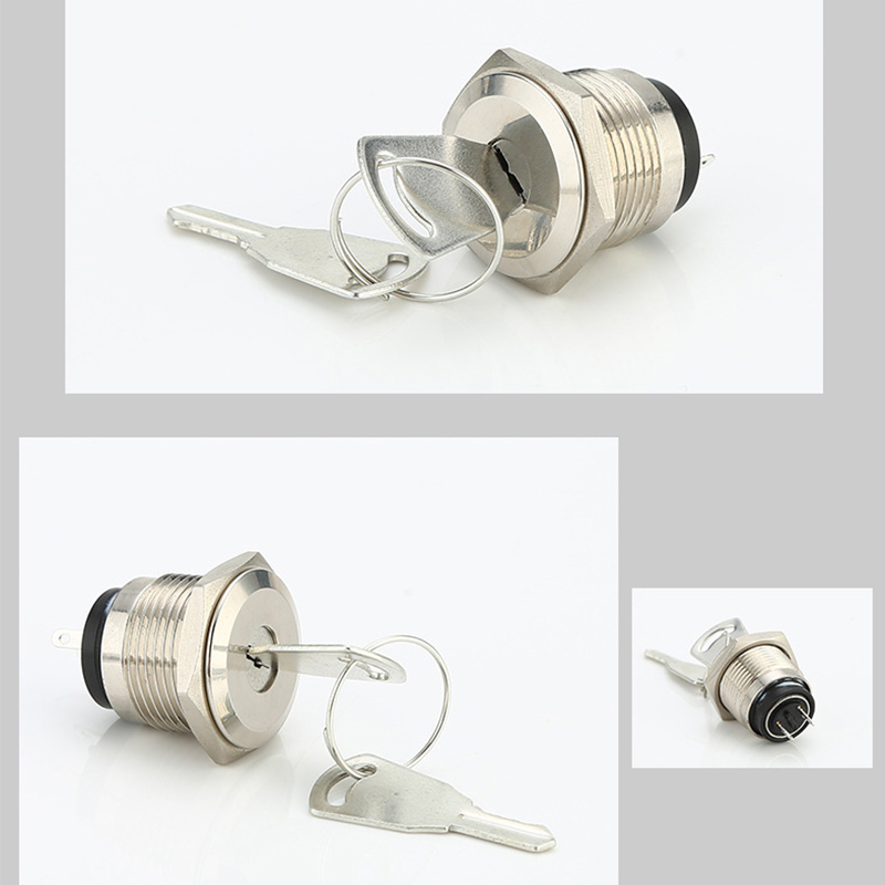 19 mm momentary keyed push button switch
