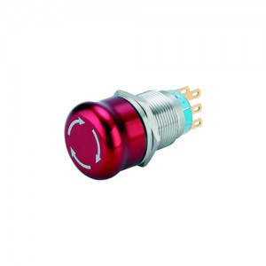 mushroom head emergency stop push button switch