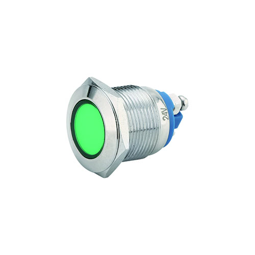 LED metal indicator light stainless steel power signal light 6/8/12/16/19/22MM red and green two colors