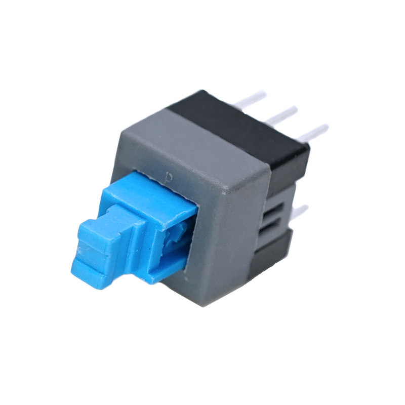 Cheap Self Locking Switch Supplier self locking switch benefits 7*7*12 Latching Push Button Switch 6 Pin DIP Vertical