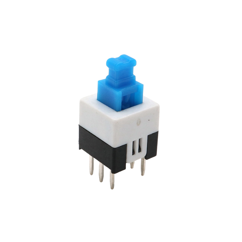 Cheap Self Locking Switch Supplier self locking switch benefits 7*7*12 Latching Push Button Switch 6 Pin DIP Vertical
